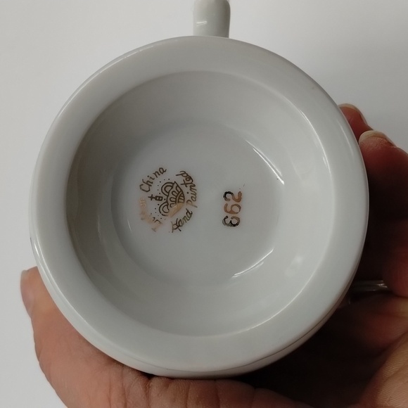 Lefton Vintage coffee Christmas Mug Mouse with Christmas Tree Santa - Picture 7 of 8